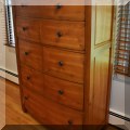 F23. Broyhill Furniture tall dresser. 60"h x 44"w x 20"d 